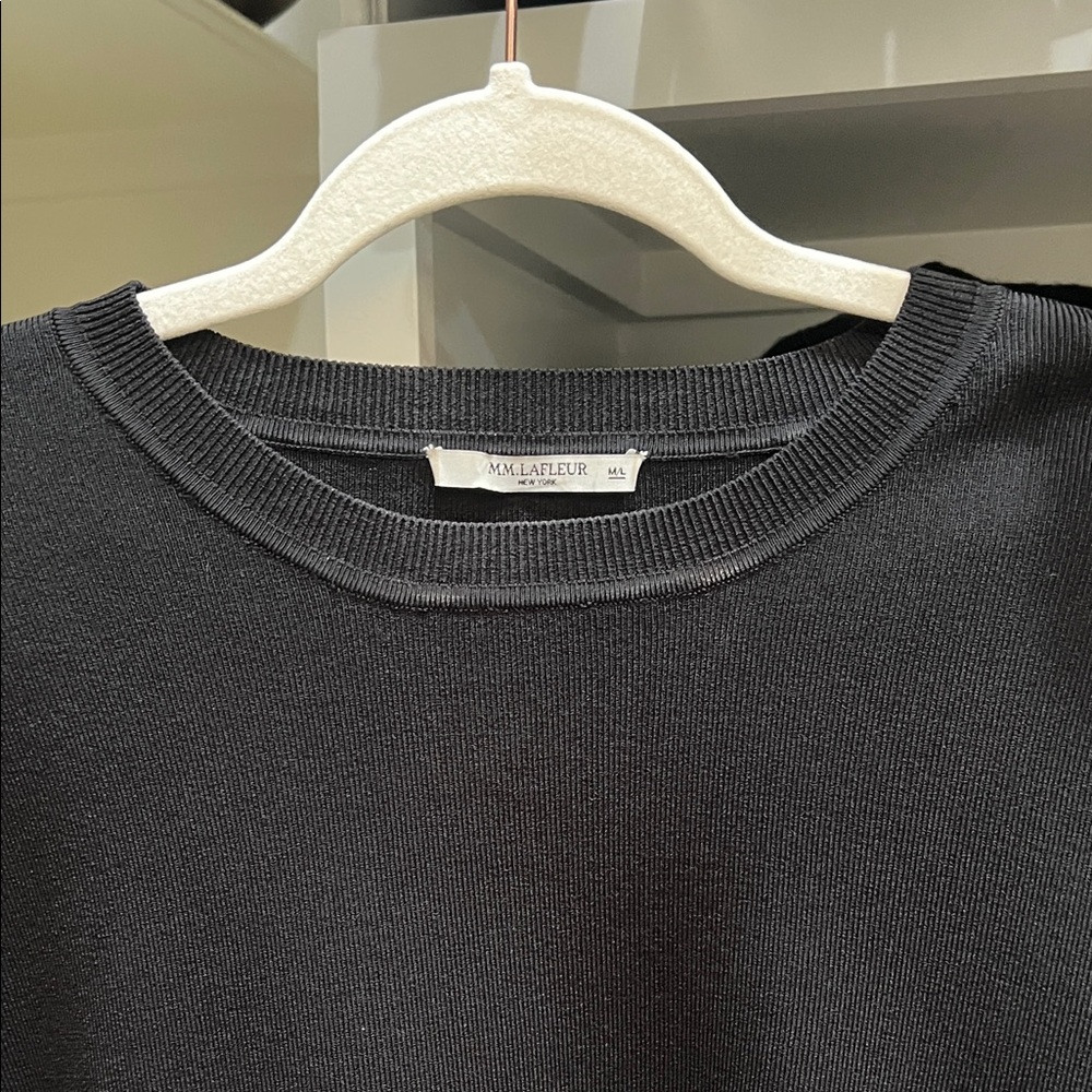 Women’s MM Lafleur Black Crew Neck Sweater